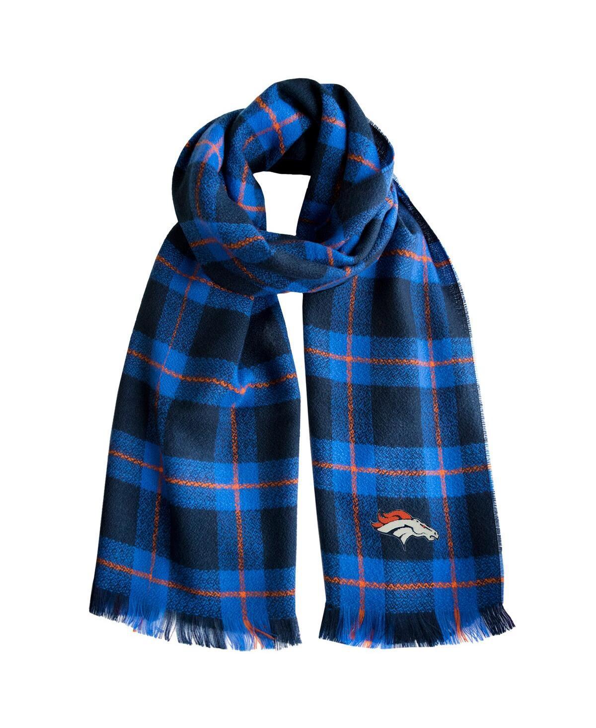 Womens Little Earth Denver Broncos Plaid Blanket Scarf Product Image