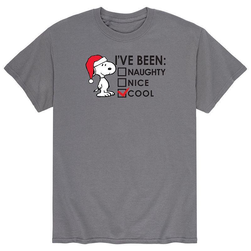 Mens Peanuts Snoopy Cool Christmas Tee Product Image