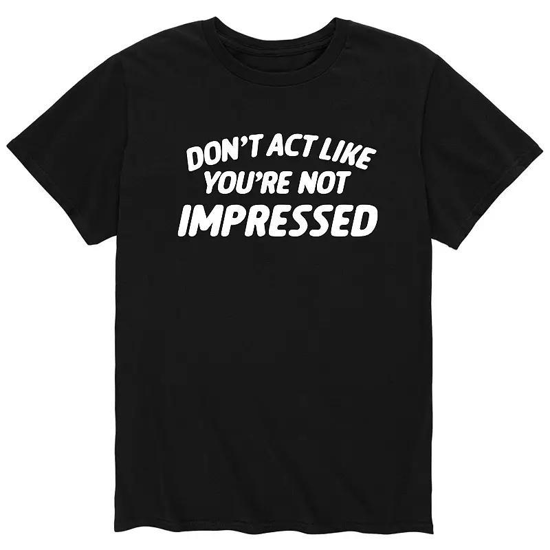 Mens Not Impressed Tee Product Image