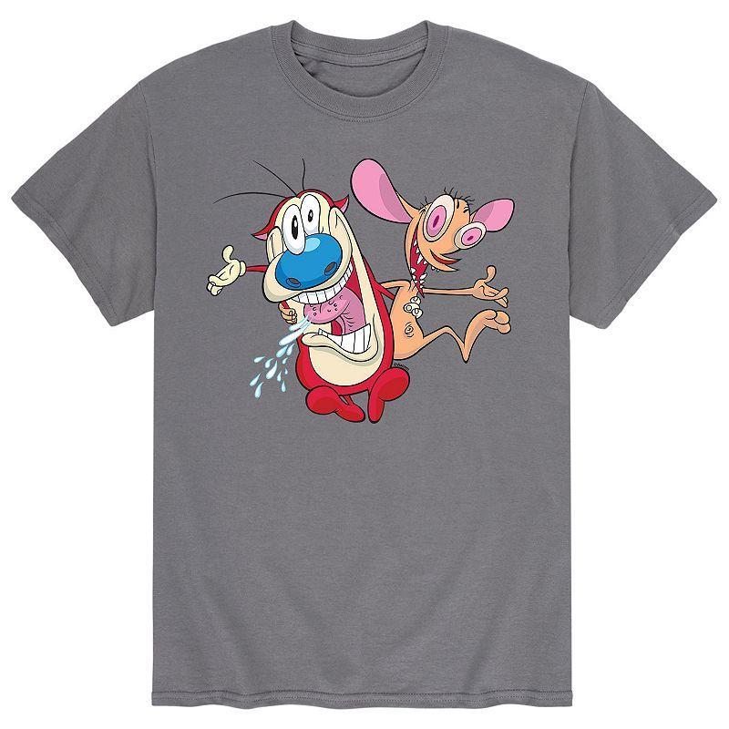 Mens Ren & Stimpy Skipping Tee Product Image