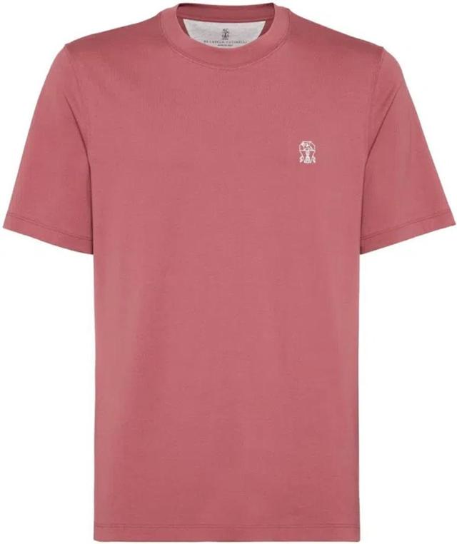 Red Red Logo Cotton T-shirt Product Image