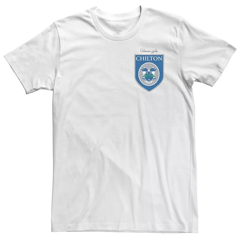 Big & Tall Gilmore Girls Chilton Academy Left Chest Badge Tee, Mens Product Image