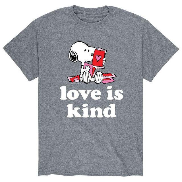 Big & Tall Peanuts Love Is Kind Tee, Mens Product Image