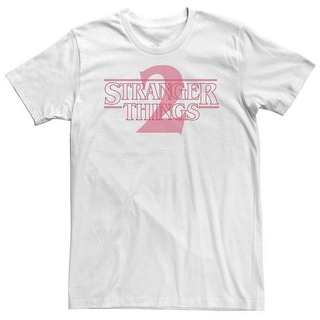 Big & Tall Netflix Stranger Things 2 Simple Logo Tee, Mens Product Image