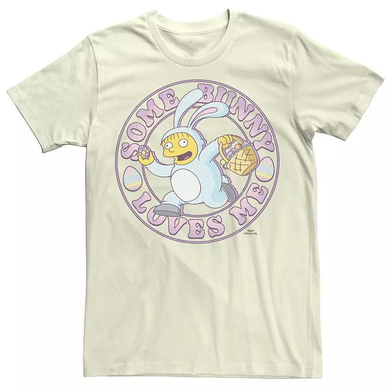 Mens The Simpsons Some Bunny Loves Me Easter Tee Product Image