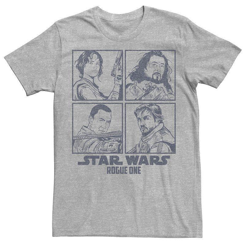 Mens Star Wars Rogue One Rebel 4-Square Graphic Tee Product Image