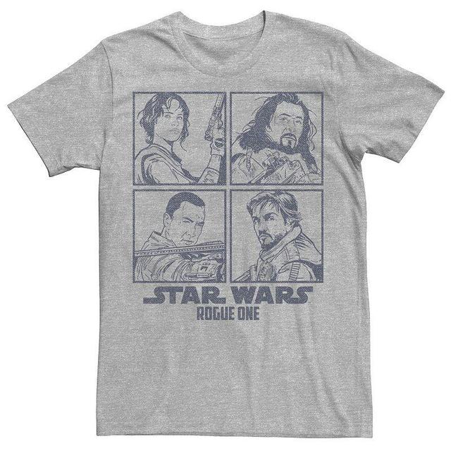 Mens Star Wars Rogue One Rebel 4-Square Graphic Tee Product Image