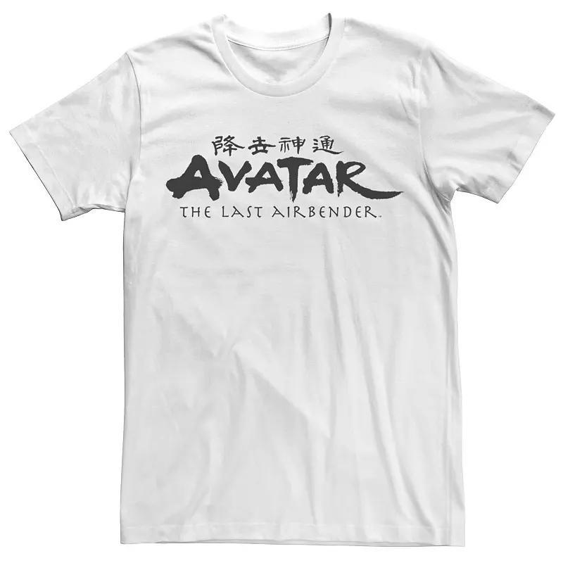 Big & Tall Nickelodeon Avatar The Last Airbender Painted Show Ideograph Logo Graphic Tee, Mens Product Image