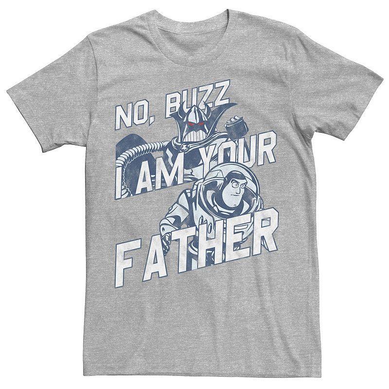 Disney / Pixars Toy Story Zurg Mens Your Father Tee Athletic Grey Product Image