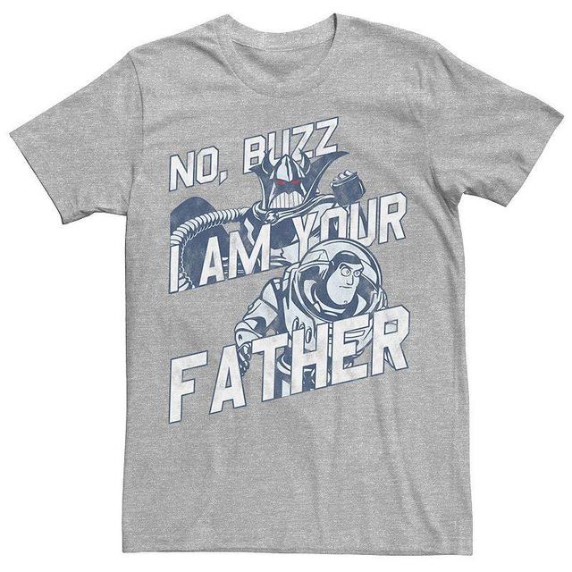 Disney / Pixars Toy Story Zurg Mens Your Father Tee Athletic Grey Product Image