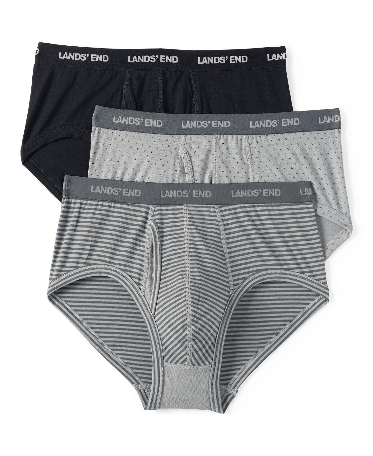 Mens Lands End 3-Pack Comfort Briefs Product Image