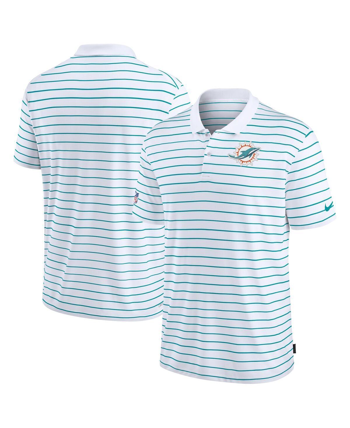 Mens Nike White Miami Dolphins 2022 Sideline Lock Up Victory Performance Polo Shirt Product Image