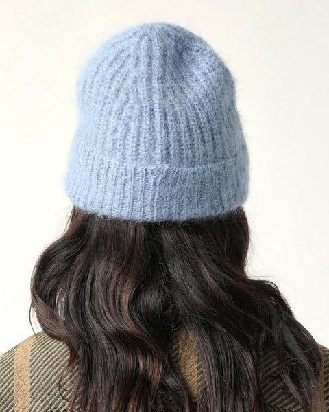 Mohair Beanie - Blue Product Image