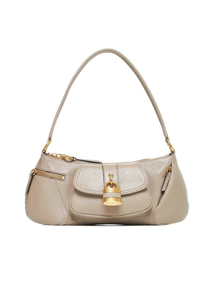 Leather 99 Shoulder Bag In Grey Product Image