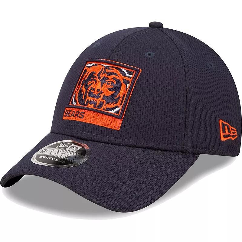 Mens New Era Navy Chicago Bears A-Frame 9Forty Snapback Hat Product Image