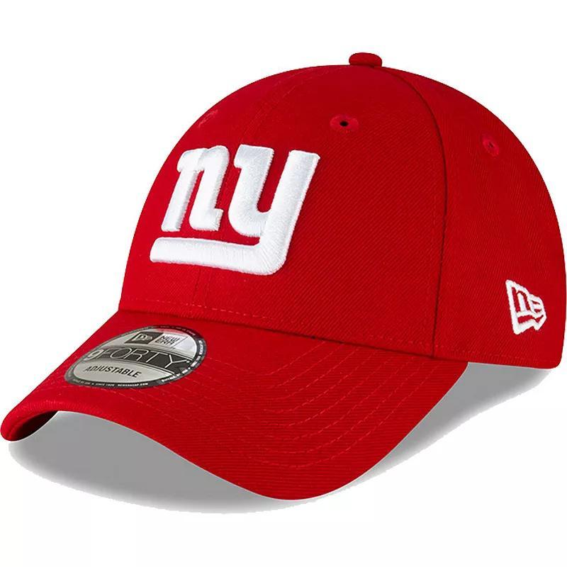 Mens New Era Red New York Giants 9FORTY The League Adjustable Hat Product Image