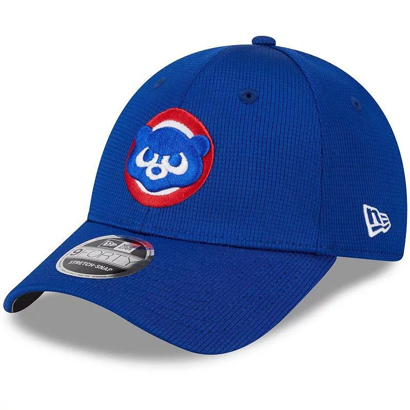 Mens New Era Royal Chicago Cubs 2024 Batting Practice 9FORTY Adjustable Hat Product Image