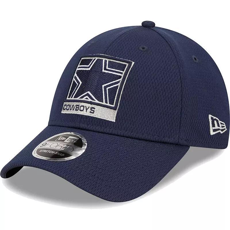 Mens New Era Dallas Cowboys Framed AF 9FORTY Snapback Hat, Blue Product Image