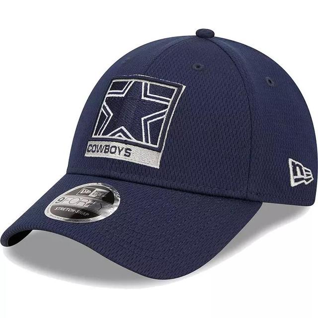 Mens New Era Navy Dallas Cowboys Framed Af 9FORTY Snapback Hat Product Image