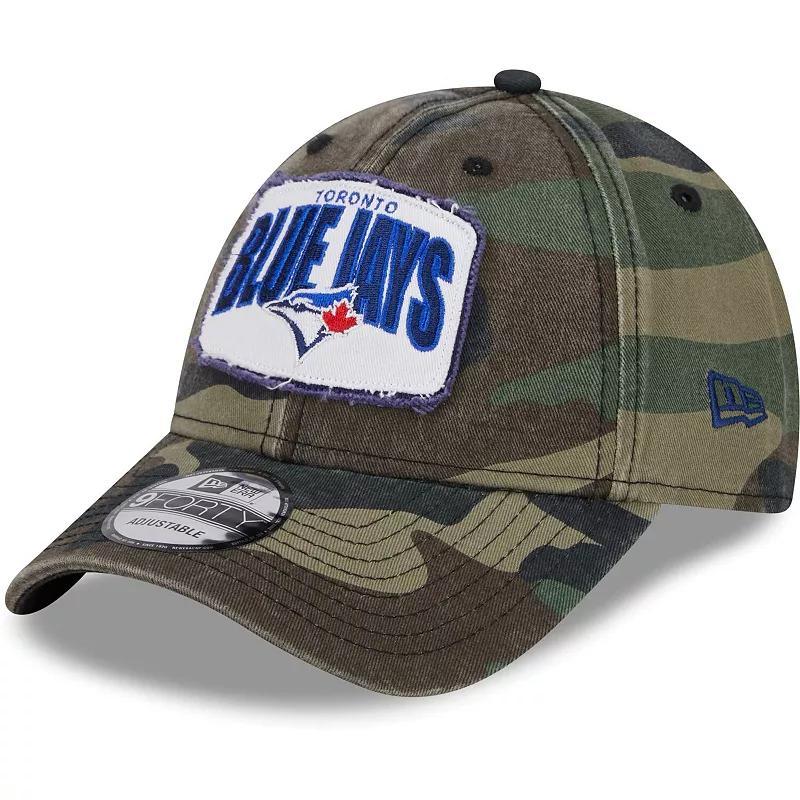 Mens New Era Camo Toronto Blue Jays Gameday 9FORTY Adjustable Hat Product Image