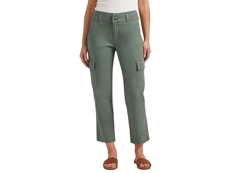 Jag Jeans High-Rise Cargo (Sage) Women's Jeans Product Image