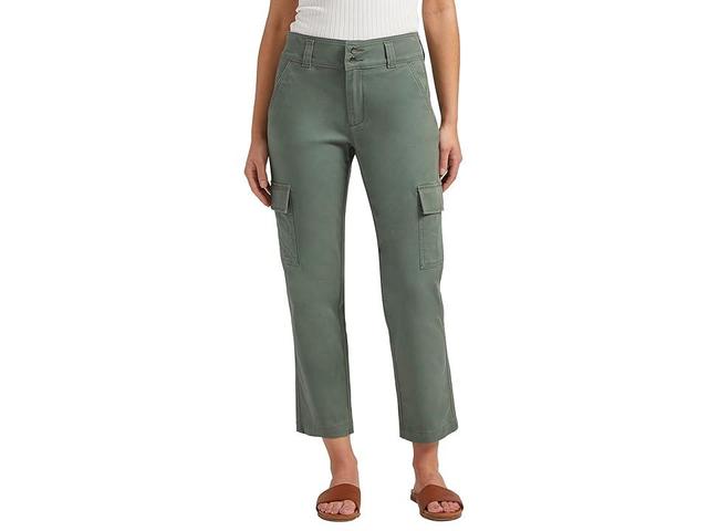 Jag Jeans High-Rise Cargo (Sage) Women's Jeans Product Image