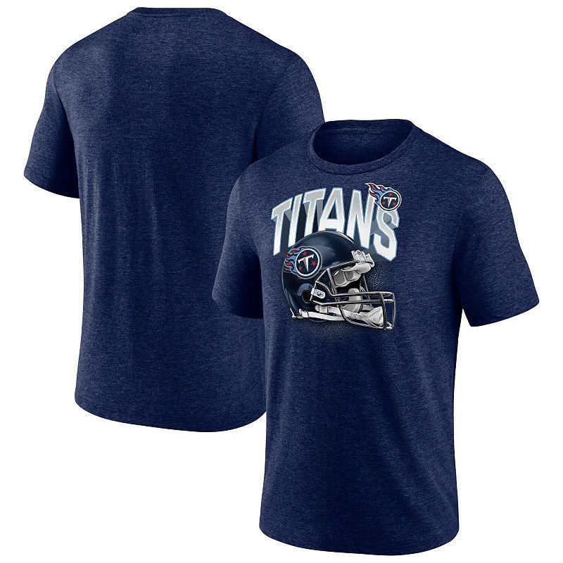 Mens Fanatics Branded Heathered College Seattle Seahawks End Around Tri-Blend T-Shirt Blue Product Image