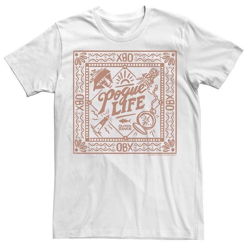 Mens Outer Banks Rogue Life Bordered Logo Tee, Boys Product Image