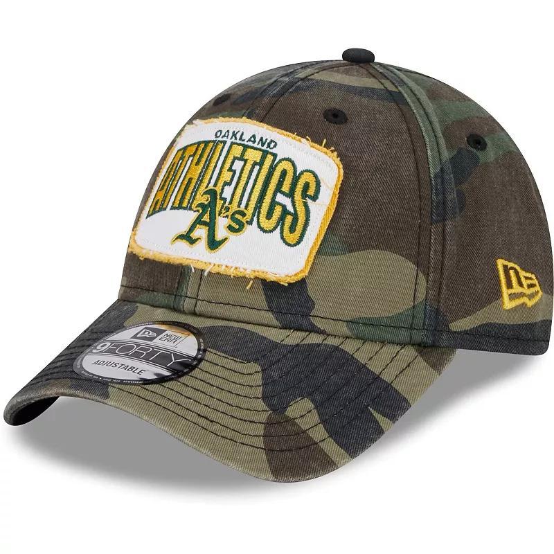 Mens New Era Camo Oakland Athletics Gameday 9FORTY Adjustable Hat Product Image