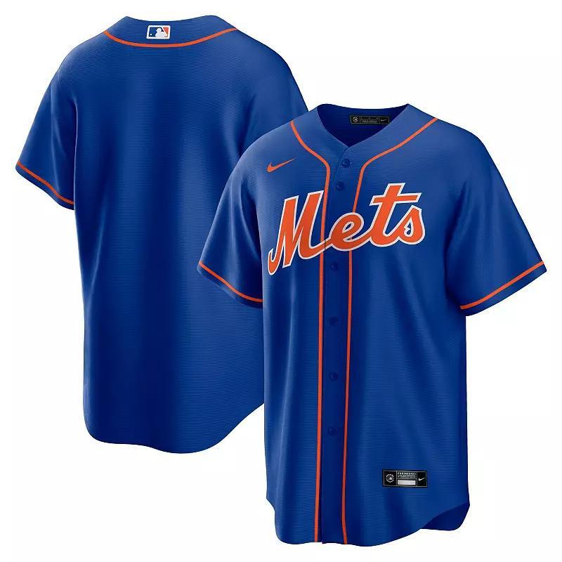 Mens Nike Royal New York Mets Alternate Replica Team Jersey Product Image