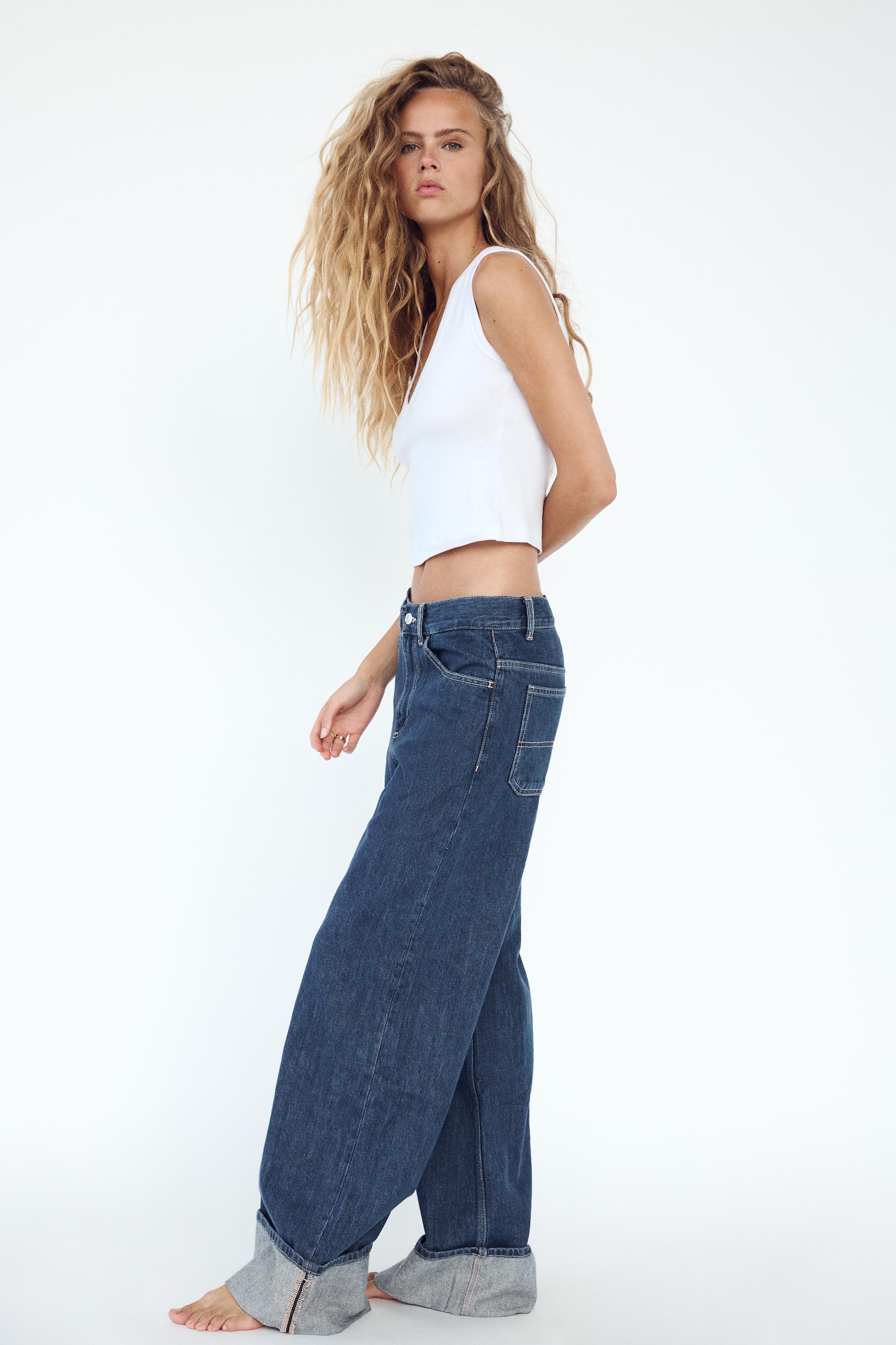 TRF HIGH RISE WIDE LEG JEANS Product Image