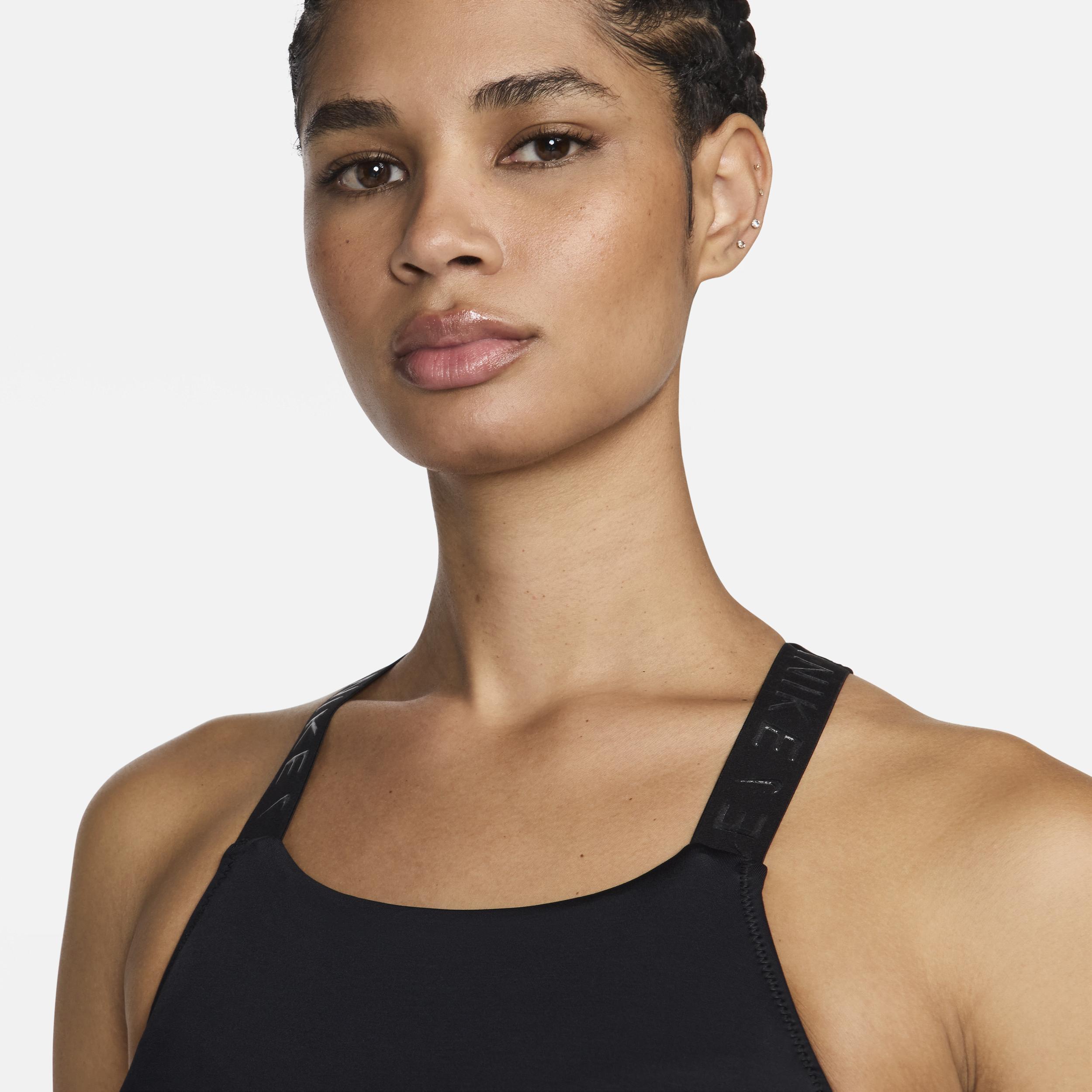 Nike Women's Swim Hydralock Fusion High-Neck Midkini Top Product Image