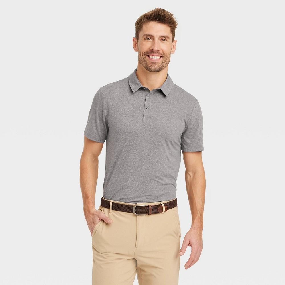 Mens Jersey Polo Shirt - All In Motion Heather M Product Image