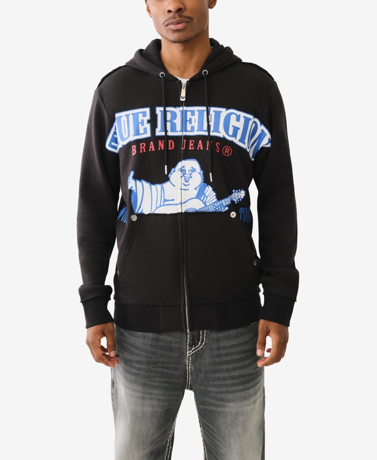 True Religion Mens Raw Exaggerated Icon Zip Hood Product Image