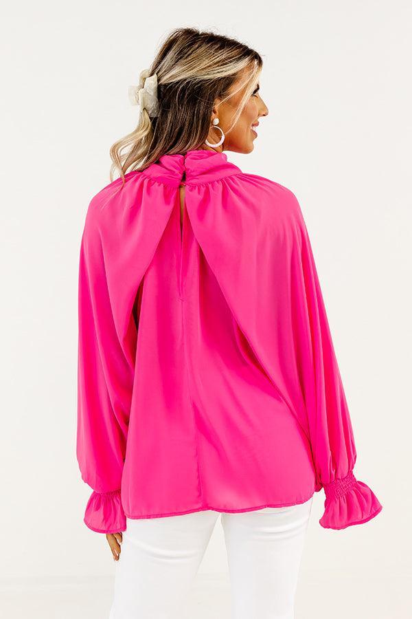 Sweetly Swaying Along Top In Pink Product Image