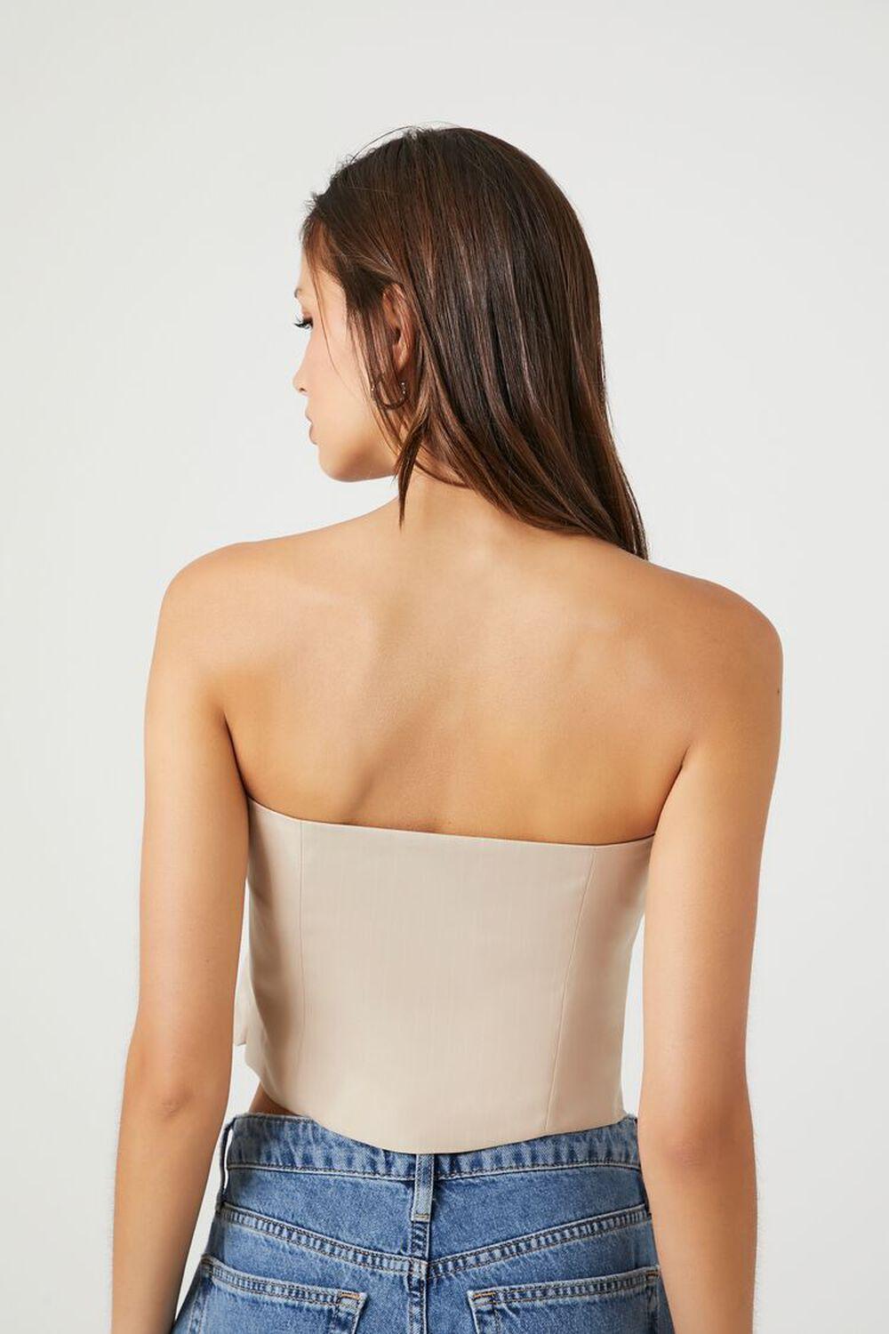 Strapless Foldover Crop Top | Forever 21 Product Image