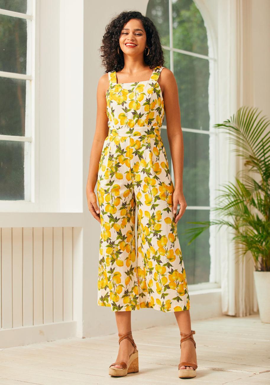 A Playful Bouquet Jumpsuit Product Image