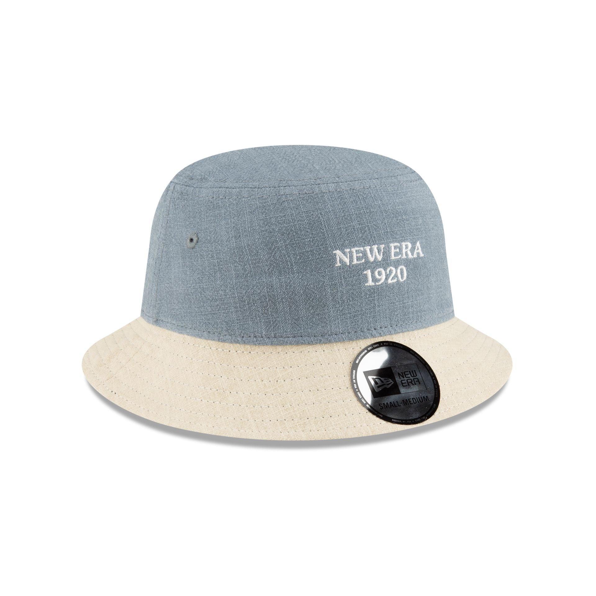 New Era Cap Soft Linen Slate Bucket Hat Male Product Image