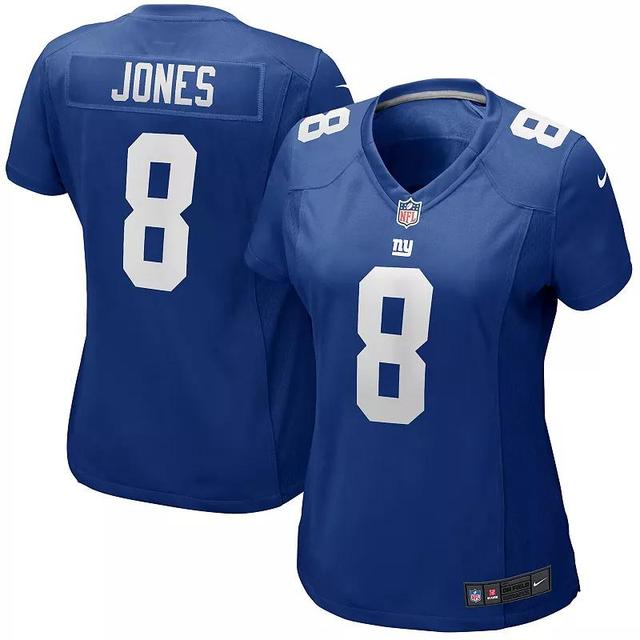 Nike Womens Daniel Jones New York Giants Classic Player Game Jersey - Royal, White Product Image