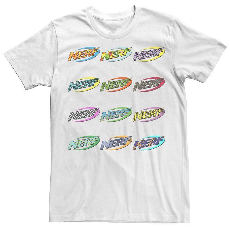 Mens Colorful Nerf Logos Graphic Tee Product Image