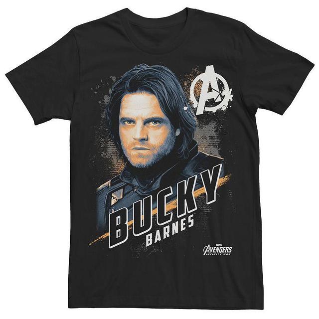 Mens Avengers Infinity War Winter Bucky Solo Tee Product Image