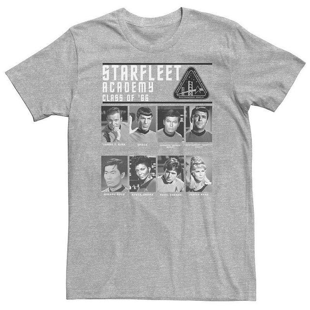 Big & Tall Star Trek Original Series Starfleet Yearbook Tee, Mens Athletic Grey Product Image