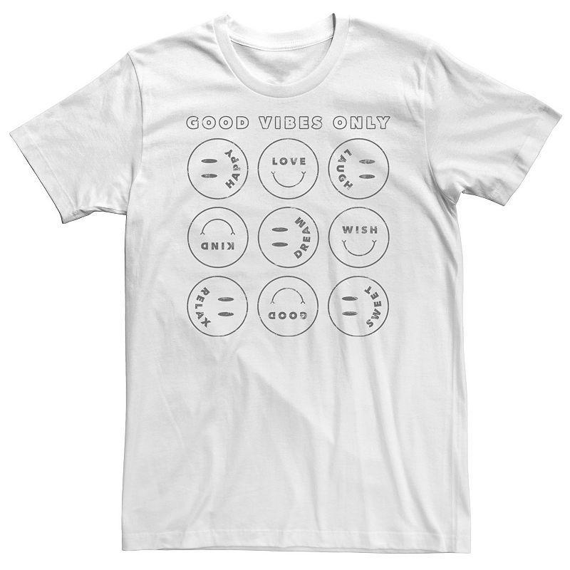 Big & Tall Trendy Good Smile Tee, Mens Product Image