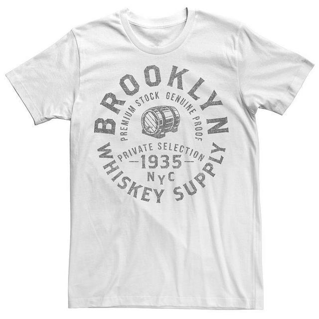 Mens Brooklyn Whiskey Supply Premium Stock Genuine Label Tee Product Image