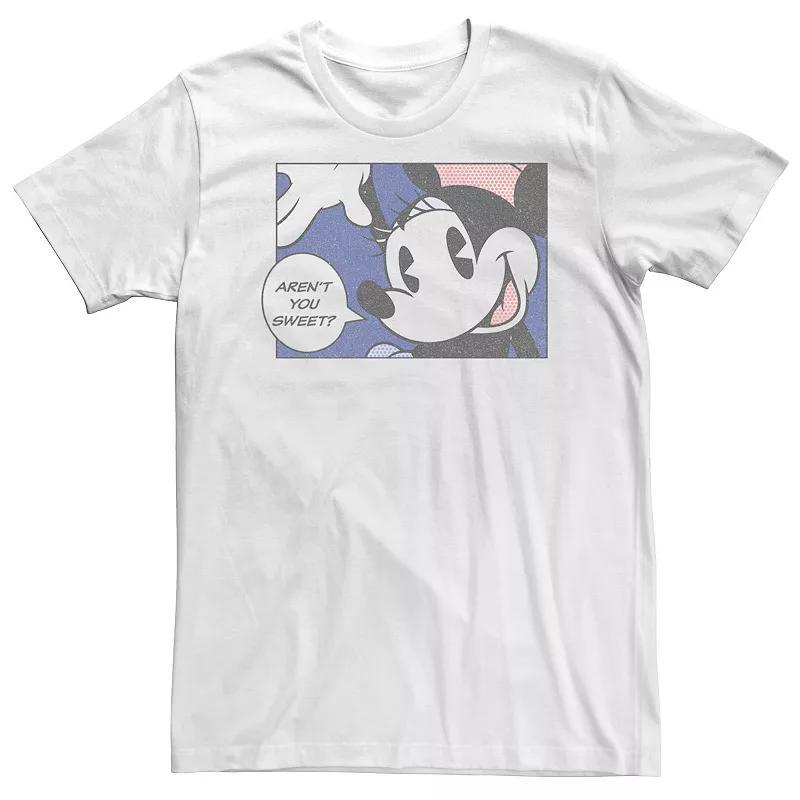 Big & Tall Disney Mickey Mouse & Friends Minnie Mouse Arent You Sweet? Comic Tee, Mens Product Image