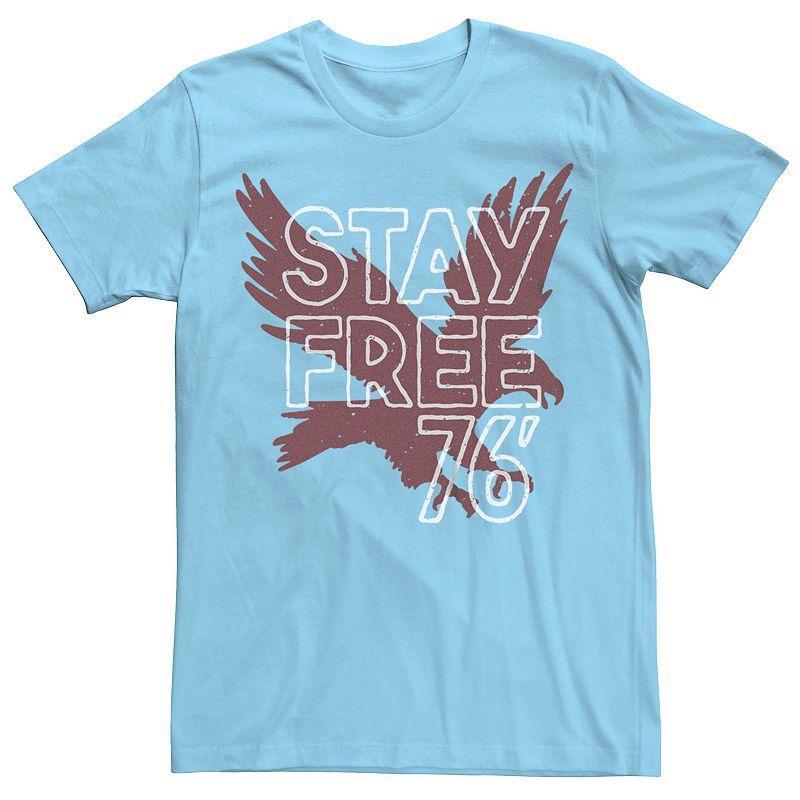 Mens Stay Free 76 Eagle Silhouette Graphic Tee Product Image