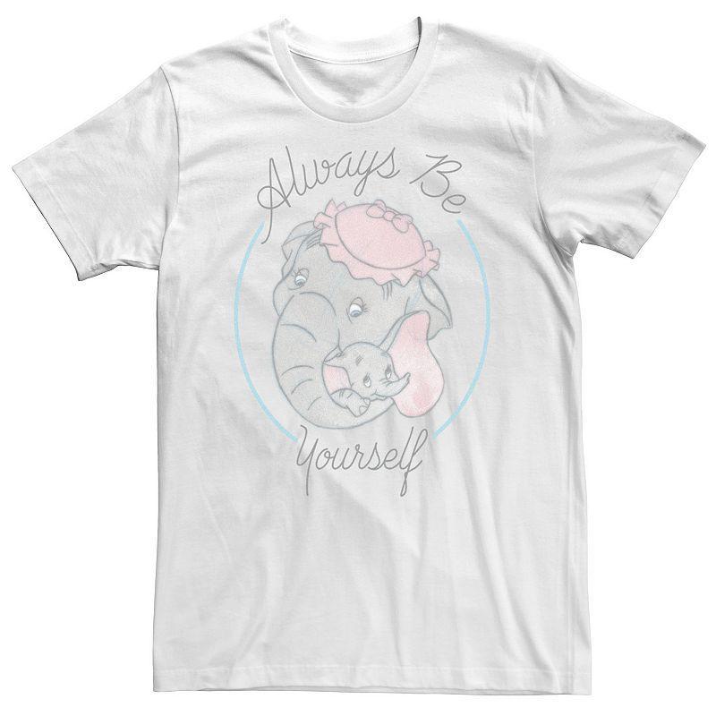 Big & Tall Disney Dumbo And Mom Always Be Yourself Portrait Tee, Mens Product Image