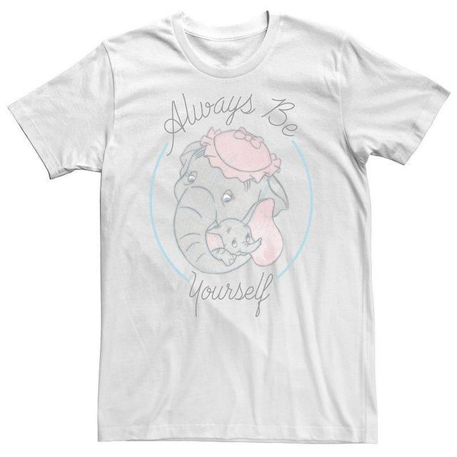 Big & Tall Disney Dumbo And Mom Always Be Yourself Portrait Tee, Mens Product Image