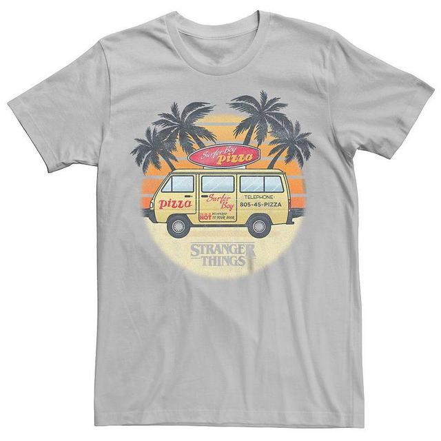 Mens Netflix Stranger Things Surfer Boy Pizza Tee Product Image