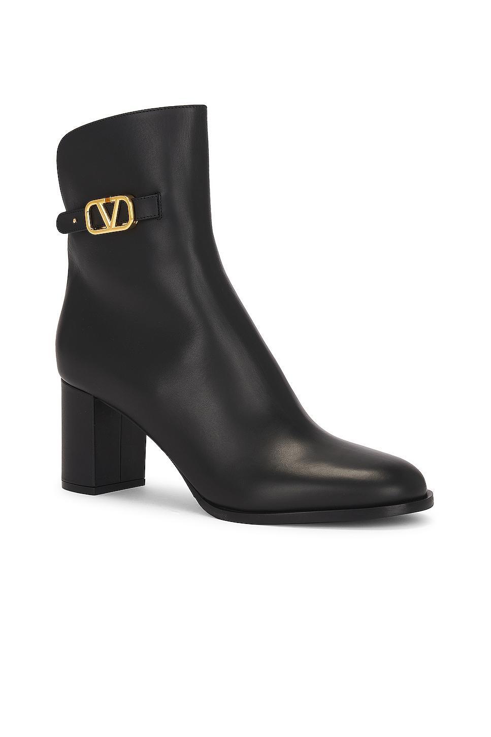 Valentino Garavani V Logo Signature Boot in Black Product Image